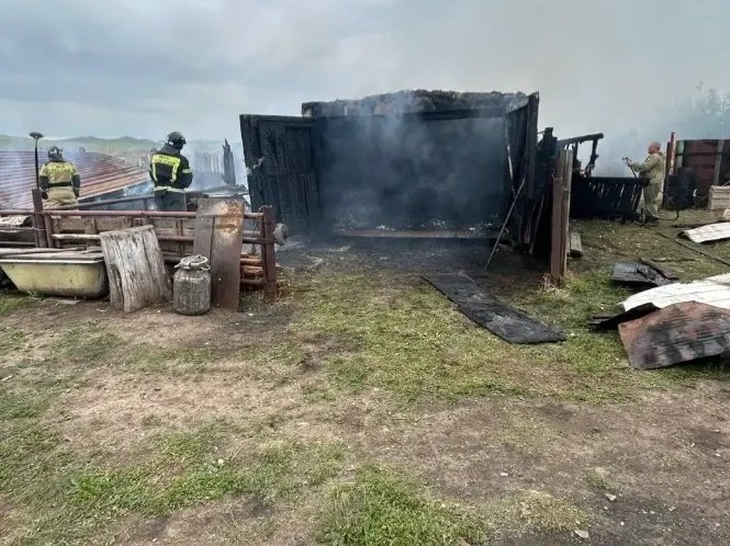 Пожар МЧС Забайкалья