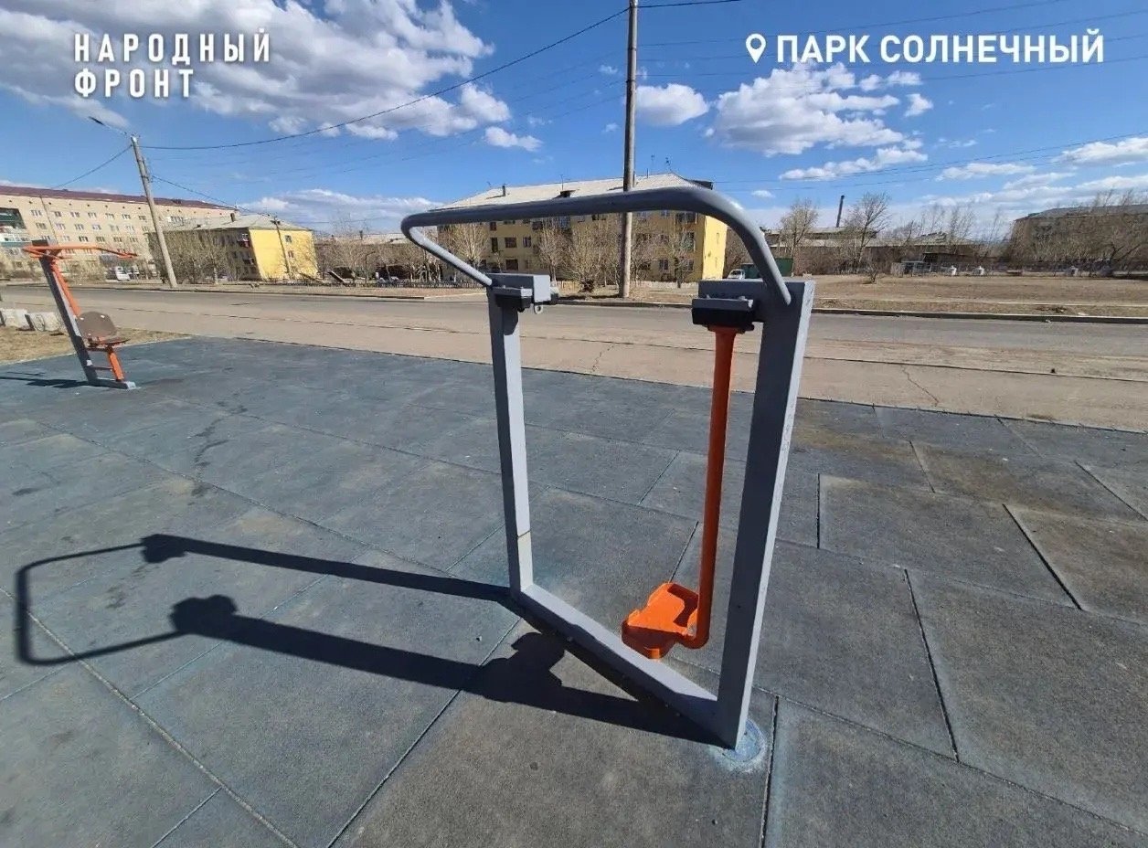 Сломанные уличные тренажеры в Чите чинят только у производителя Народный Фронт Забайкалья