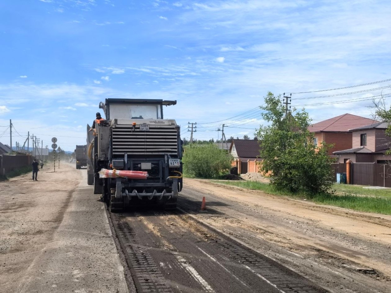 Ремонт дороги в Смоленке Абрамченко Анеты, ИА ChitaMedia