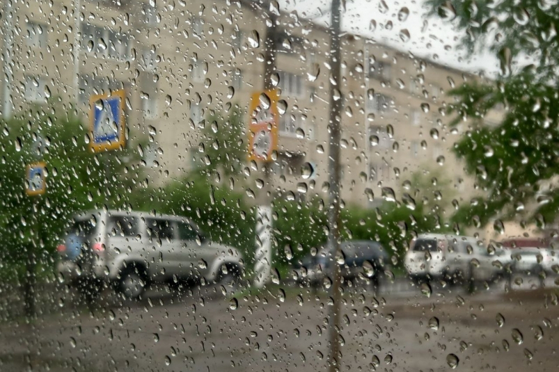 Дождь в Чите Анастасия Москалёва, ИА ChitaMedia