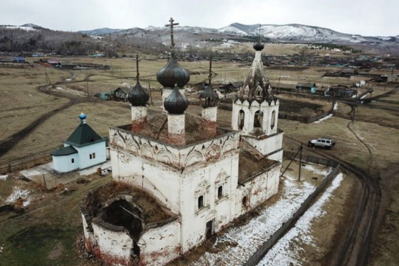 Церковь в селе Калинино с сайта Госслужбы по охране объектов культурного наследия Забайкальского края