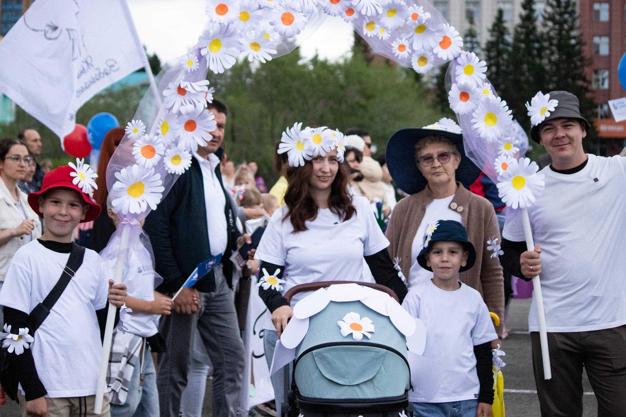 Парад семей в Чите Анастасия Москалёва, ИА ChitaMedia