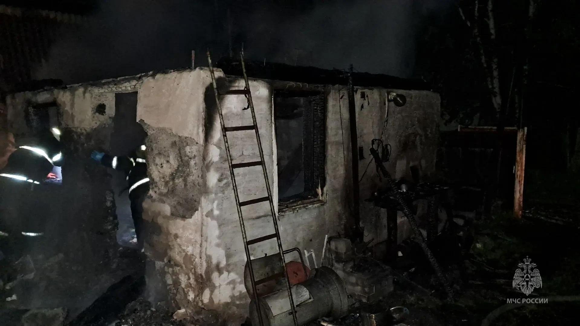 Пожар ГУ МЧС России по Забайкалью