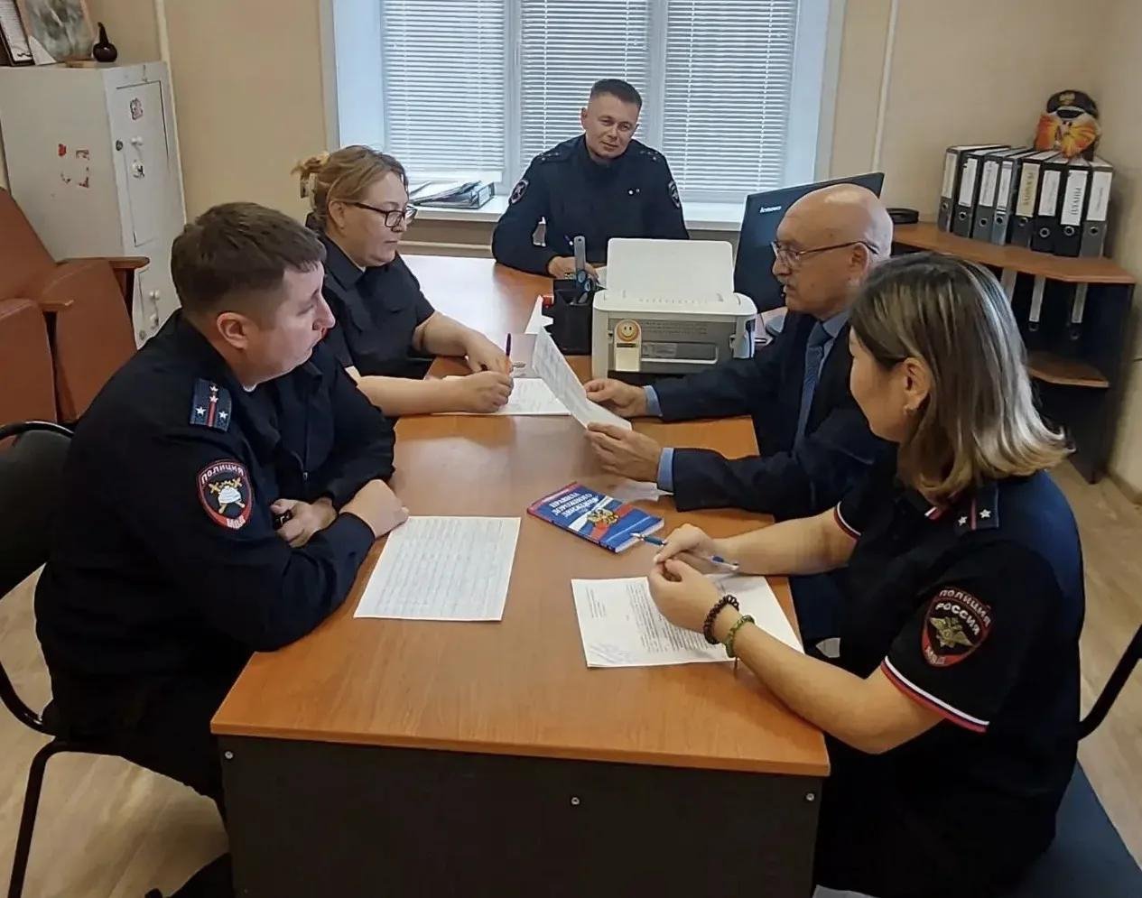 Встреча с полицейские пресс-службы УМВД по Забайкалью